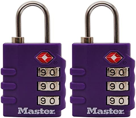 Master Lock 4684T Set Your Own Combination TSA Approved Luggage - Travel With Glen