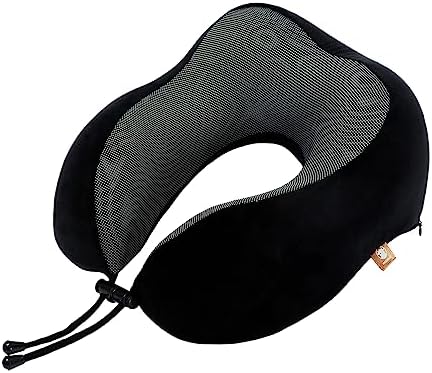 Makimoo Memory Foam Travel Pillow, Neck Pillow with 360-Degree Head - Travel With Glen
