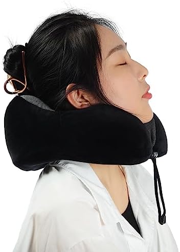 Makimoo Memory Foam Travel Pillow, Neck Pillow with 360-Degree Head - Travel With Glen
