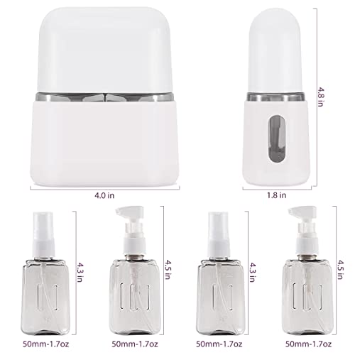 Travel Containers with Labels, TSA Approved, Reusable Cadence Travel Containers, - Travel With Glen