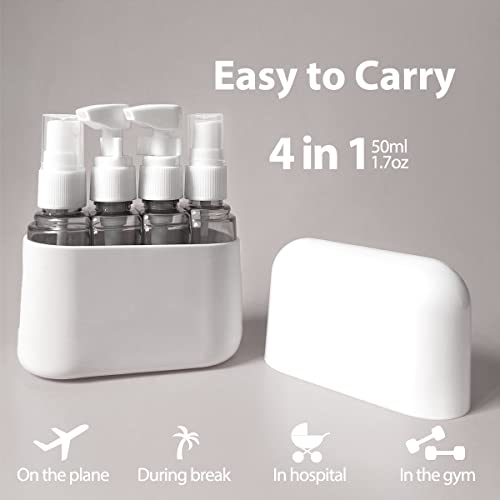 Travel Containers with Labels, TSA Approved, Reusable Cadence Travel Containers, - Travel With Glen