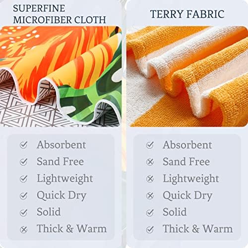 Exclusivo Mezcla Large Quick Dry Beach Towel, Super Absorbent Sand - Travel With Glen