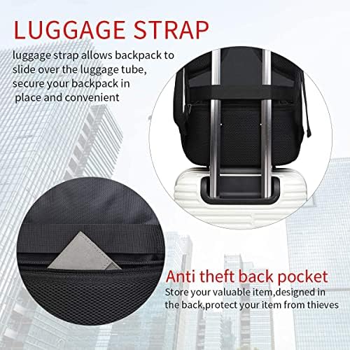 Monsdle Travel Laptop Backpack Anti Theft Backpacks with USB Charging - Travel With Glen