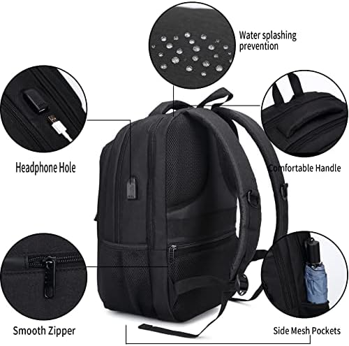 Monsdle Travel Laptop Backpack Anti Theft Backpacks with USB Charging - Travel With Glen