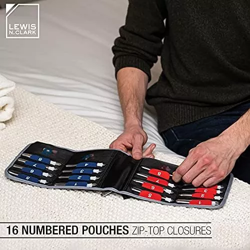 Lewis N. Clark Travel Pill Organizer | For Vitamins, Medication, - Travel With Glen