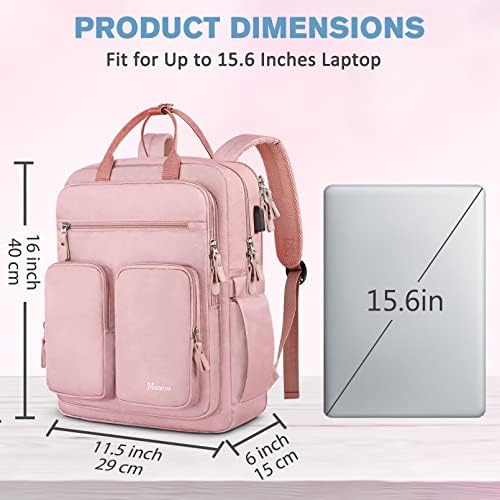 Mancro Travel Backpack for Women, 15.6 Inch Laptop Backpack with - Travel With Glen