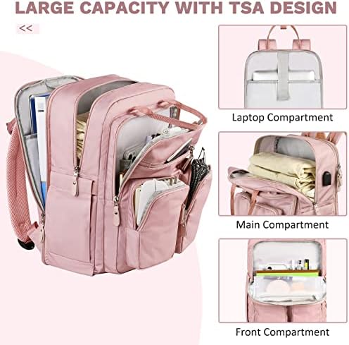 Mancro Travel Backpack for Women, 15.6 Inch Laptop Backpack with - Travel With Glen