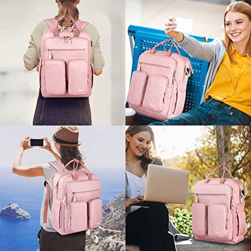 Mancro Travel Backpack for Women, 15.6 Inch Laptop Backpack with - Travel With Glen