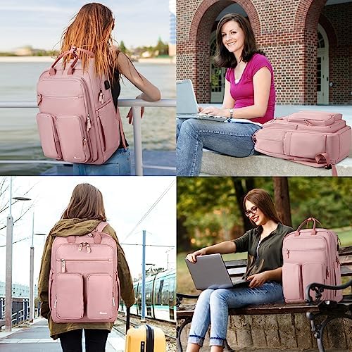 Mancro Travel Backpack for Women, 15.6 Inch Laptop Backpack with - Travel With Glen