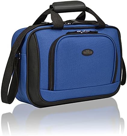 U.S. Traveler Rio Rugged Fabric Luggage, Royal Blue, 2 Wheel - Travel With Glen