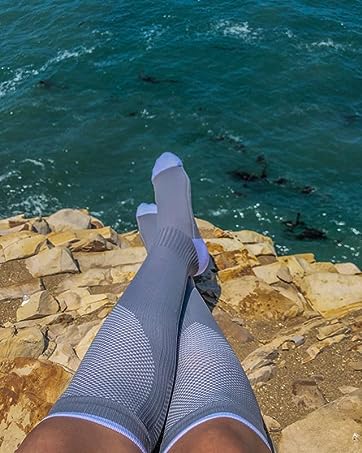 CS CELERSPORT 3 Pairs Compression Socks for Men and Women - Travel With Glen