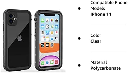 ZWWADR iPhone 11 Waterproof Case with Screen Protector Full Body - Travel With Glen