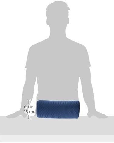 Carex Memory Foam Cervical Neck Pillow, Round - Contoured Design - Travel With Glen