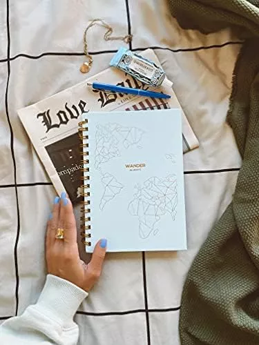 Lamare Travel Journal For Women - Cute Travel Notebook, Bucketlist, - Travel With Glen