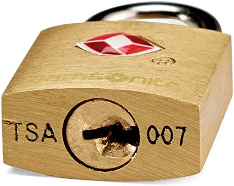 Samsonite Travel Sentry 2-Pack Key Locks, Brass - Travel With Glen