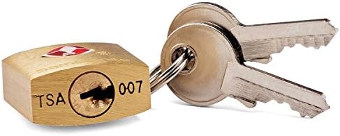 Samsonite Travel Sentry 2-Pack Key Locks, Brass - Travel With Glen