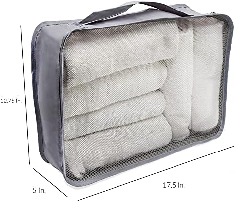 Large Packing Cubes - 4 Pack High Capacity Luggage Organizers, - Travel With Glen
