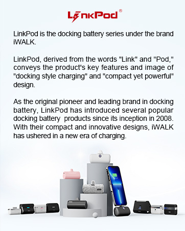 iWALK Portable Charger 9000mAh Ultra-Compact Power Bank with Built-in Cable,Small - Travel With Glen