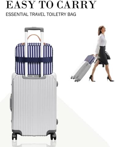 WONDAY Large Waterproof Toiletry Bag for Women, Hanging Travel Makeup - Travel With Glen