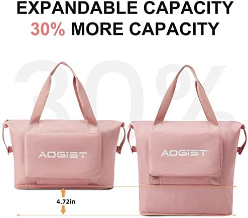 Weekender Bag for Women, Heavy Duty Travel Tote Bag Sports - Travel With Glen