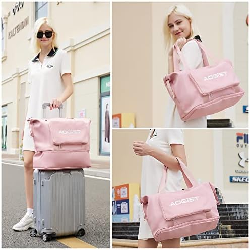 Weekender Bag for Women, Heavy Duty Travel Tote Bag Sports - Travel With Glen