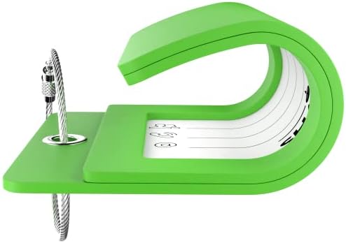 Luggage Tag Initial – Fully Bendable Tag w/Stainless Steel Loop - Travel With Glen