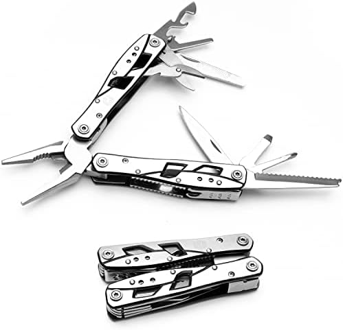 Multitool Plier - 12 In 1 Stainless Steel Pocket Multi - Travel With Glen