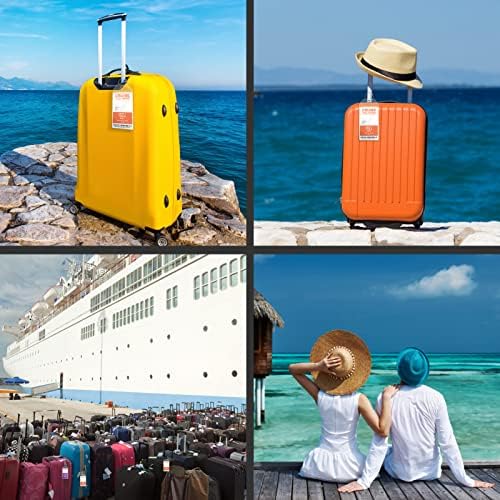 Meedo Cruise Luggage Tags, 5 Pack Luggage Tags for Cruise - Travel With Glen