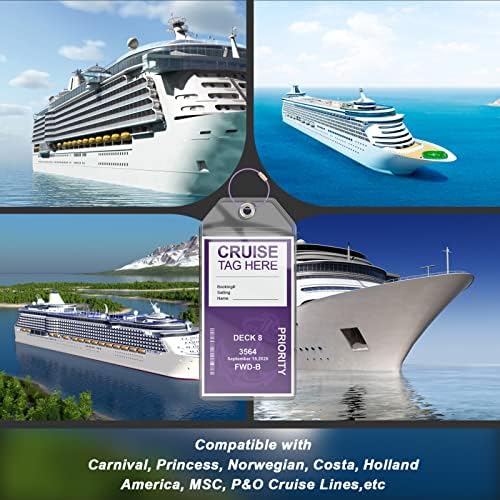Meedo Cruise Luggage Tags, 5 Pack Luggage Tags for Cruise - Travel With Glen