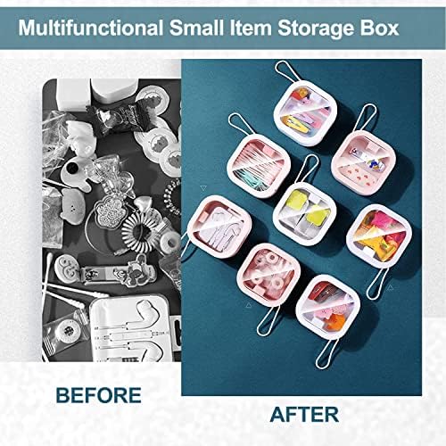 2 Pack Hair Accessories Organizer with Stickers, Travel Qtip Holder - Travel With Glen