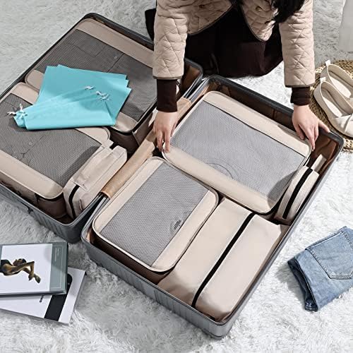 Easortm Packing Cubes 11 Set, Suitcase Organizer Bags Set Travel - Travel With Glen