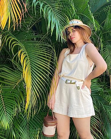 AUTOMET Women’s Summer 2 Piece Outfits Shorts Sets Sleeveless Round - Travel With Glen