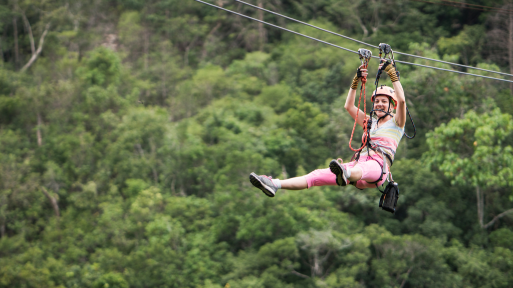 Zip-lining and canopy tours