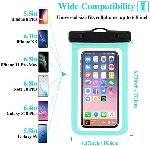 Harapu Universal Waterproof Phone Pouch Case Compatible for iPhone 13 - Travel With Glen