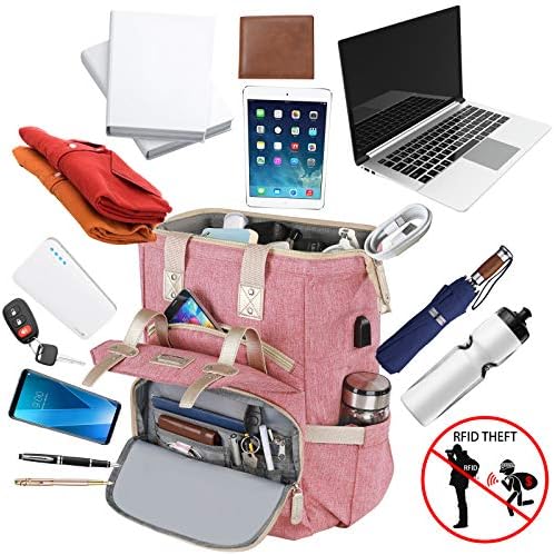 FALANKO Laptop Backpack for Women,RFID Anti Theft Work Backpack for - Travel With Glen