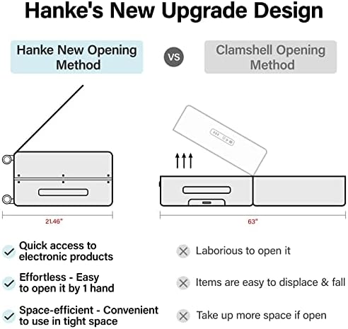 Hanke 20 Inch Carry On Luggage with Front Pocket Aluminum - Travel With Glen