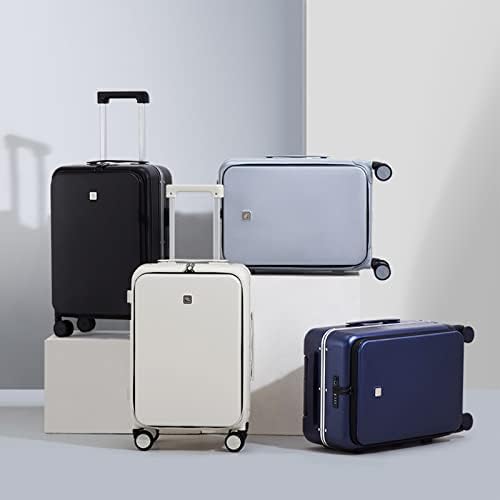 Hanke 20 Inch Carry On Luggage with Front Pocket Aluminum - Travel With Glen