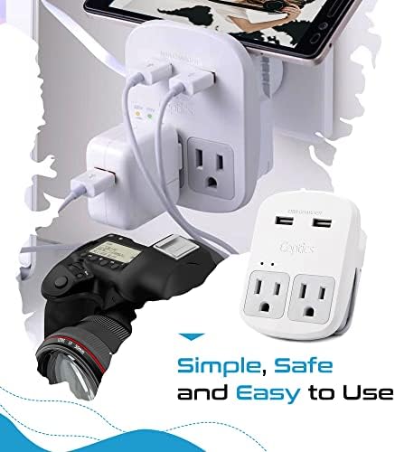 Ceptics World Travel Adapter Kit - QC 3.0 2 USB - Travel With Glen