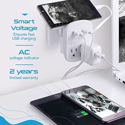 Ceptics World Travel Adapter Kit - QC 3.0 2 USB - Travel With Glen