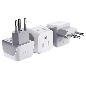 Ceptics World Travel Adapter Kit - QC 3.0 2 USB - Travel With Glen