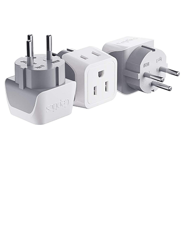 Ceptics World Travel Adapter Kit - QC 3.0 2 USB - Travel With Glen