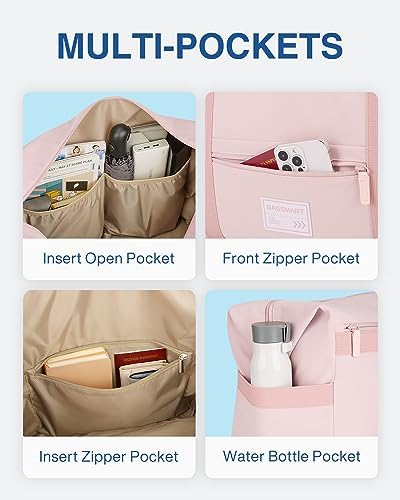 BAGSMART Travel Duffle Bag for Women, Carry On Weekender Overnight - Travel With Glen