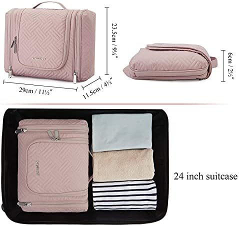 BAGSMART Travel Toiletry Bag for Women, Hanging Toiletry Bag with - Travel With Glen