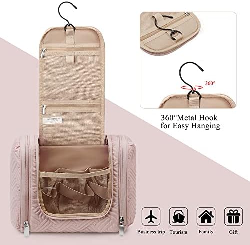BAGSMART Travel Toiletry Bag for Women, Hanging Toiletry Bag with - Travel With Glen