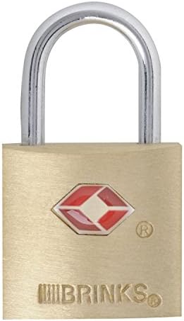 Brinks 161-20471 TSA Approved 22mm Luggage Lock Solid Brass, 4-Pack - Travel With Glen
