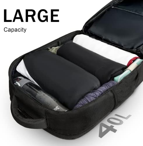 MATEIN Carry on Backpack, 40L Flight Approved Large Travel Laptop - Travel With Glen