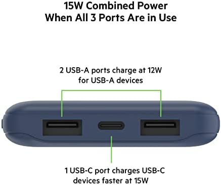 Belkin USB-C Portable Charger Power Bank, 10,000 mAh with 1 - Travel With Glen