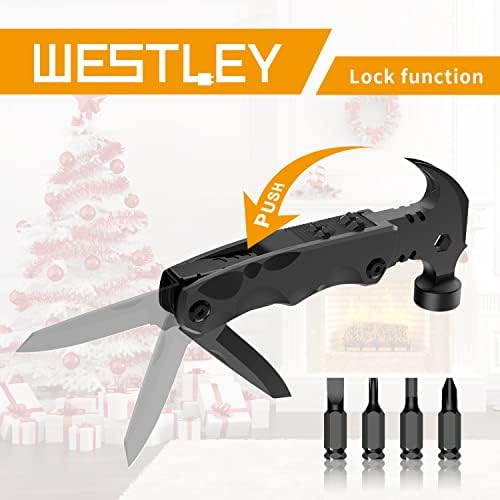 Gifts for Men Unique, WESTLEY Multitool, 15 in 1 Survival - Travel With Glen