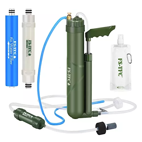 FS-TFC Portable Water Filter Survival Gear High Precision and Large - Travel With Glen Portable water filter