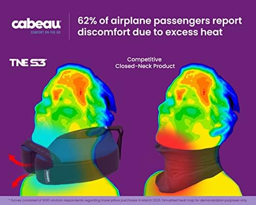 Cabeau The Neck's Evolution, TNE S3 Travel Neck Pillow Memory - Travel With Glen